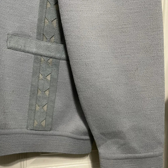 Vintage St. Croix Knit Zephyr Wool‎ Size M Button Front Cardigan Gray USA - Picture 8 of 9